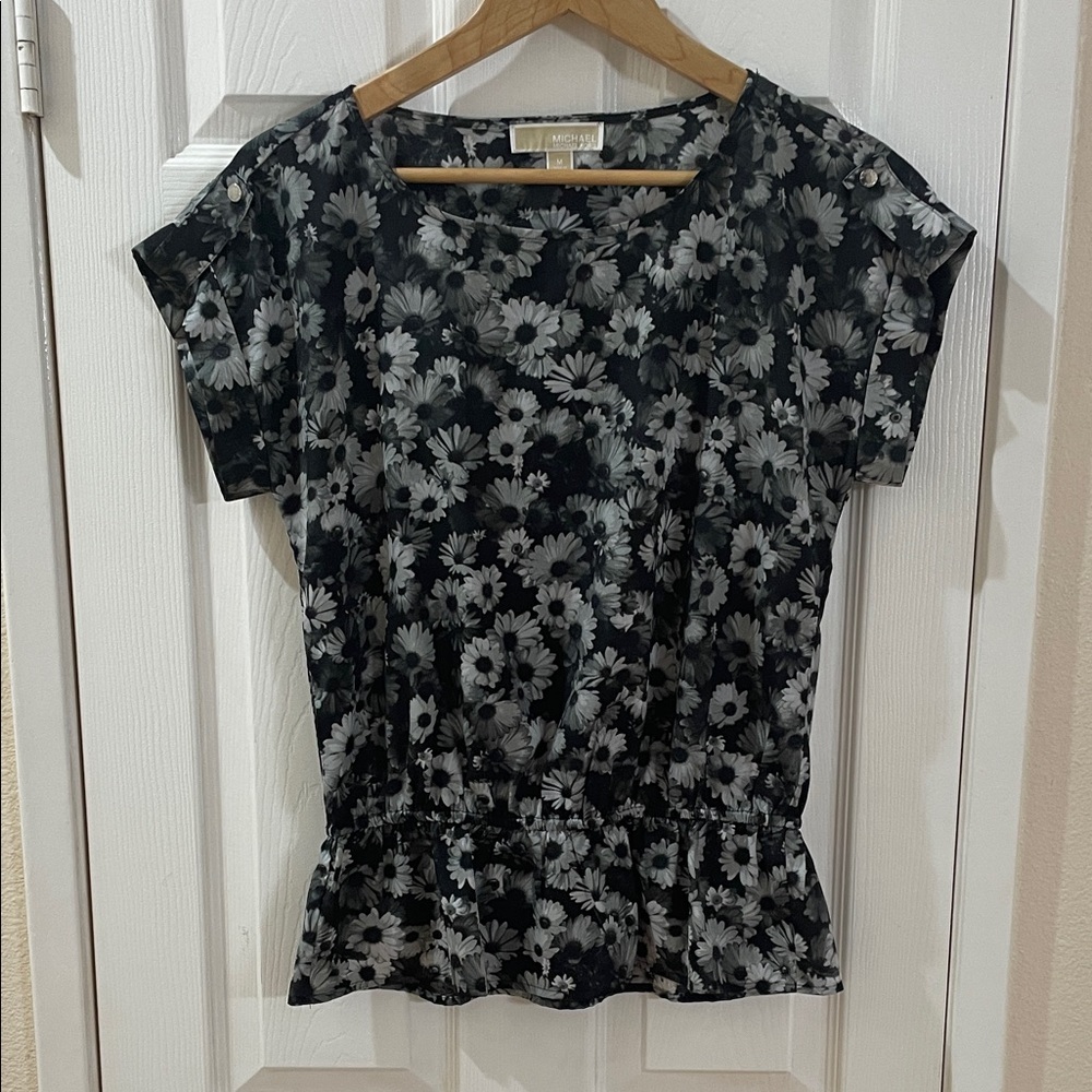 Michael Kors Daisy-Printed Blouse (M)
